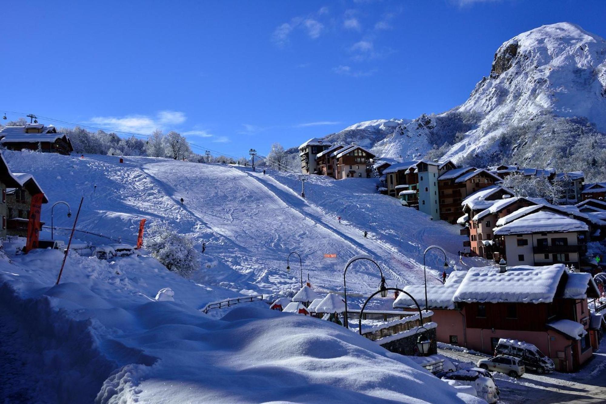 Chalet Cosy Pour 13 Sauna Villa Saint-Martin-de-Belleville Bagian luar foto