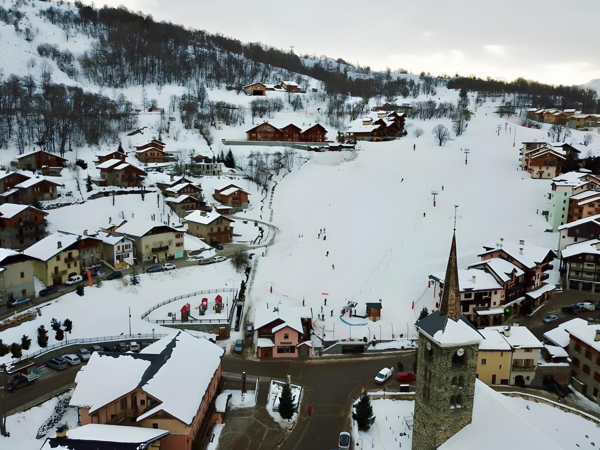 Chalet Cosy Pour 13 Sauna Villa Saint-Martin-de-Belleville Bagian luar foto