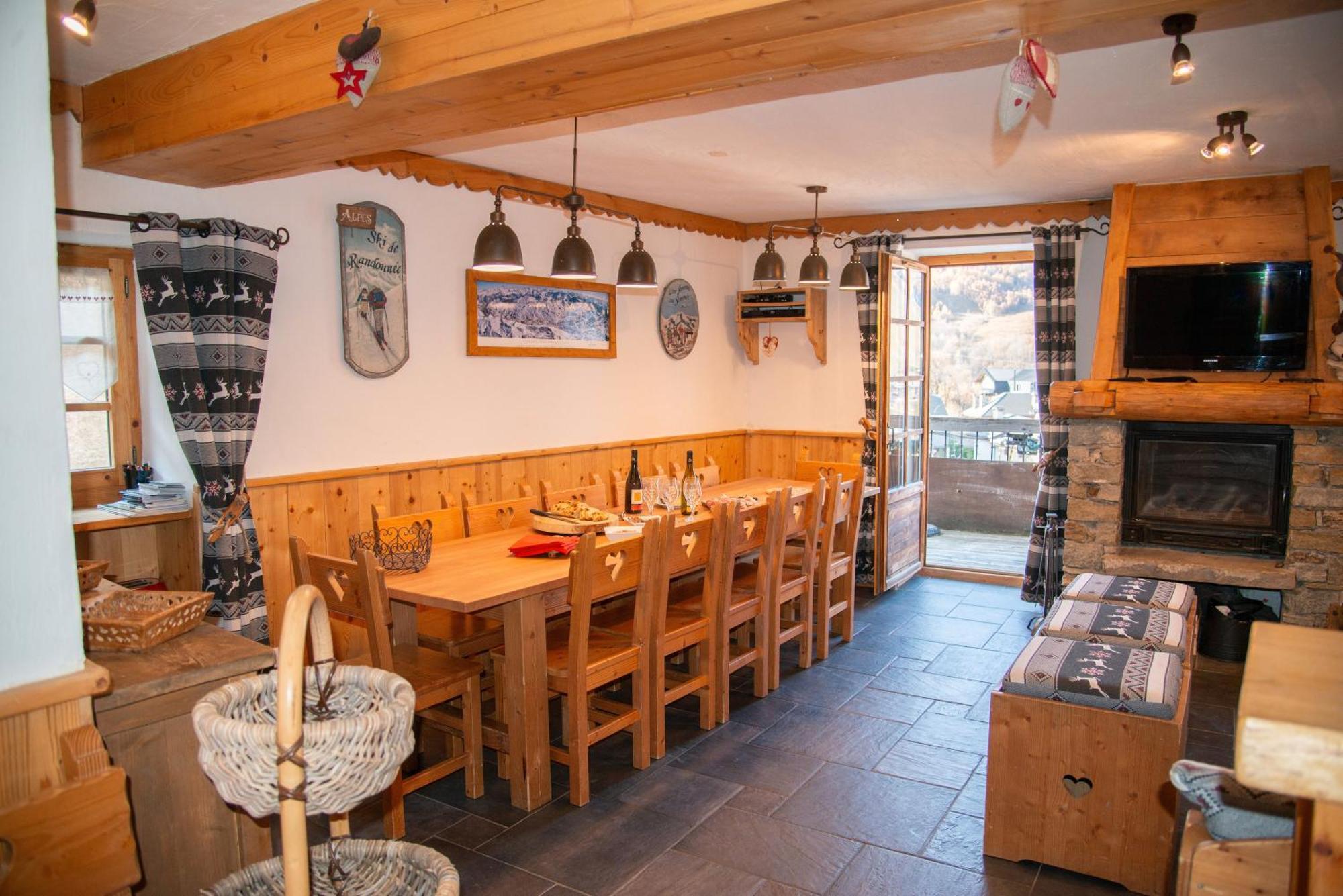 Chalet Cosy Pour 13 Sauna Villa Saint-Martin-de-Belleville Bagian luar foto